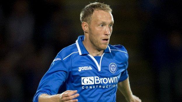 St Johnstone defender Steven Anderson