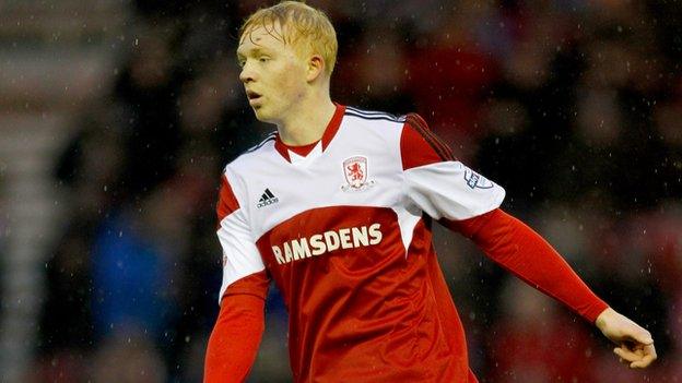 Middlesbrough's Luke Williams