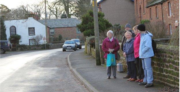 Waiting for the bus