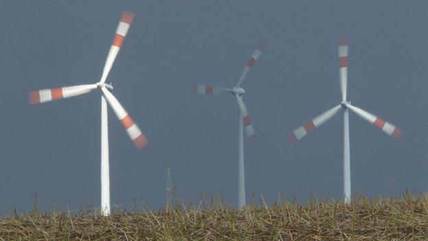 Wind farm in Germany