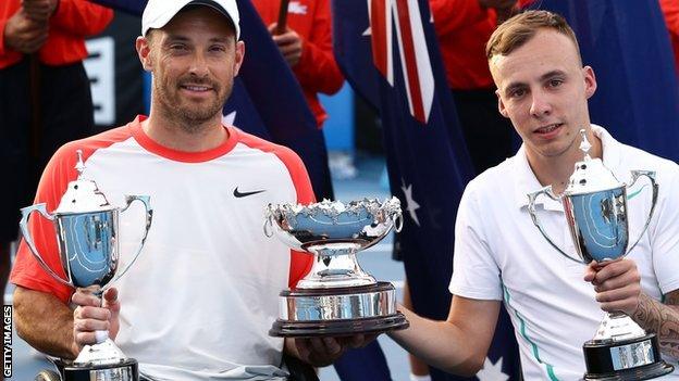 Andrew Lapthorne of Great Britain and David Wagner of the United States