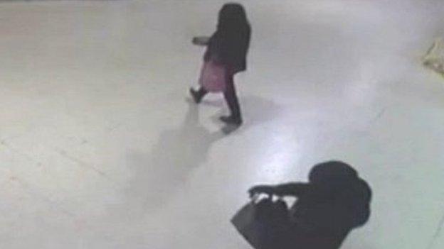 CCTV footage from Barking Station