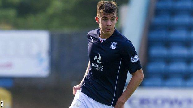 Dundee defender Declan Gallagher