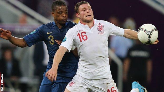 Patrice Evra and James Milner