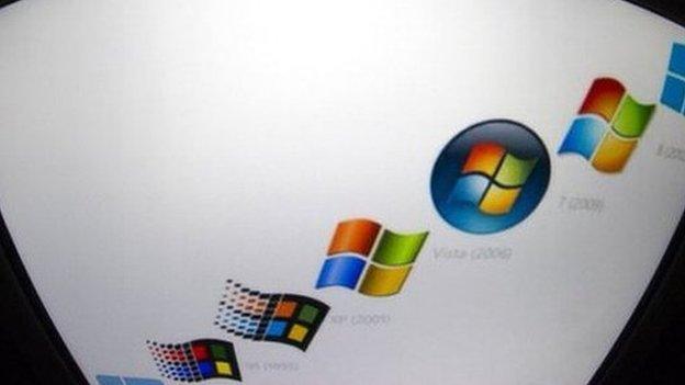 Microsoft logos