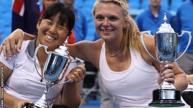 Britain's Jordanne Whiley and Japan's Yui Kamiji