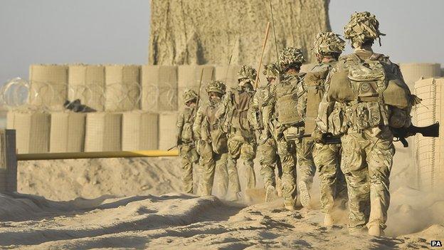 British troops in Afghanistan