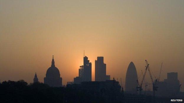 the financial district of the City of London