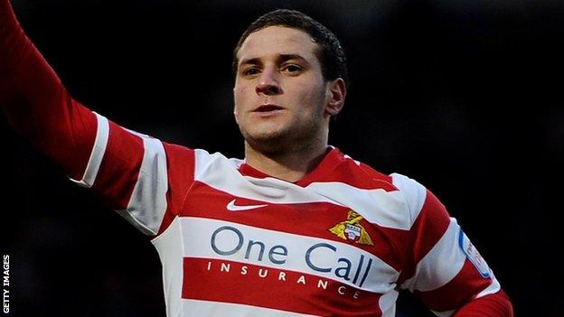 Doncaster Rovers striker Billy Sharp