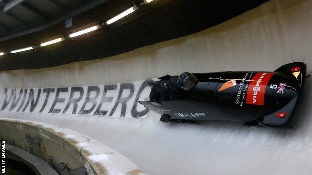 Great Britain's bobsleigh team