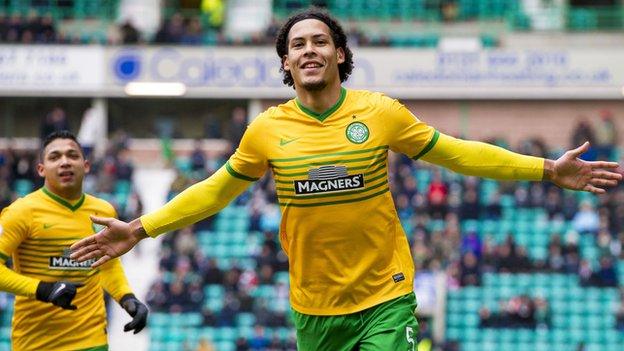 Celtic scorer Virgil van Dijk