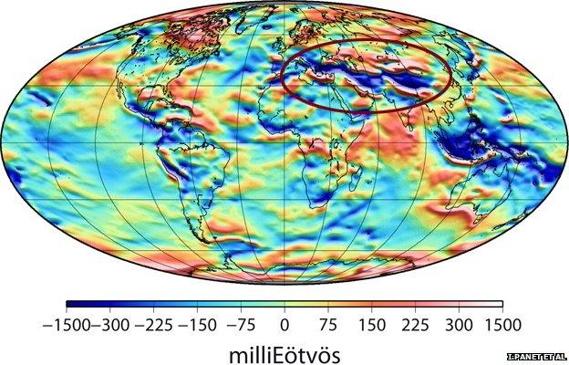 XX - North-South gravity gradients