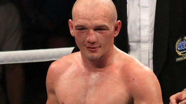 Welsh boxer Gavin Rees