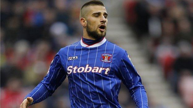 Carlisle United defender Max Ehmer