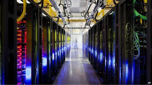 Google data centre (file pic)