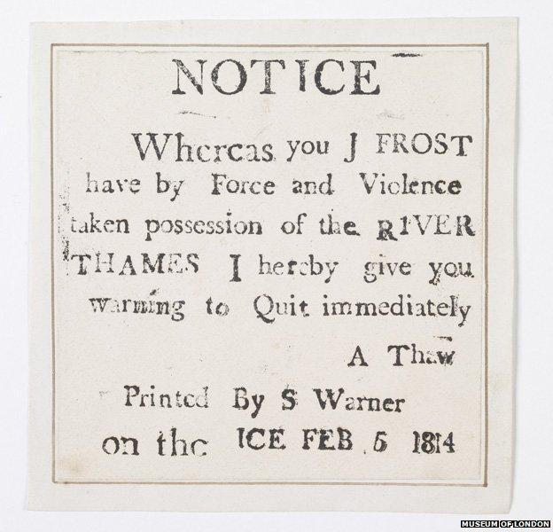 Notice for Jack Frost to quit