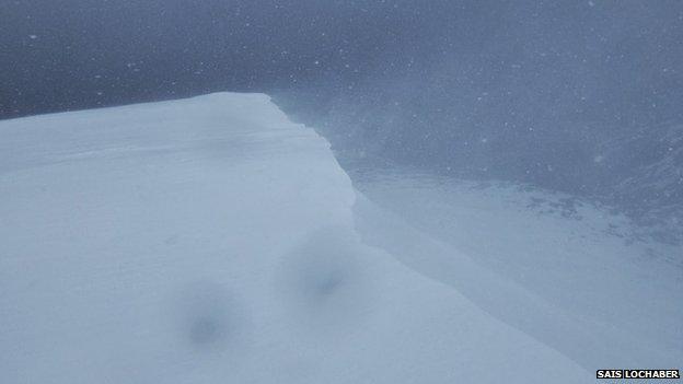 Cornice building in Lochaber