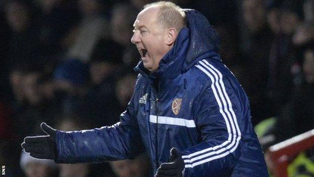 Hearts assistant manager Billy Brown