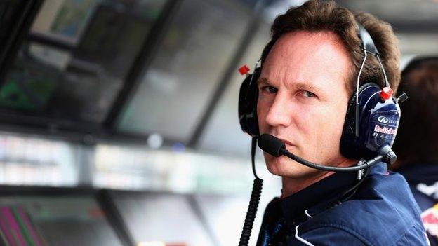 Red Bull team principal Christian Horner