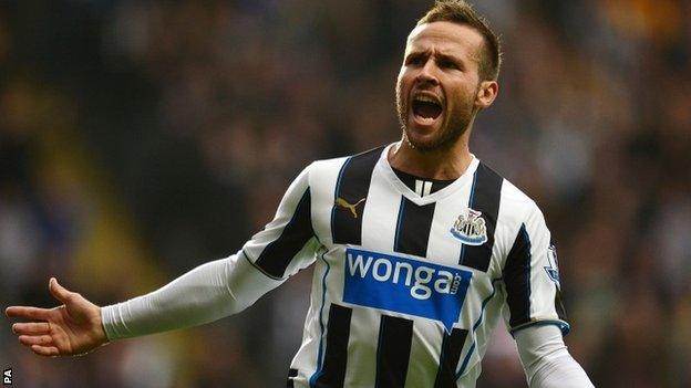 Newcastle's Yohan Cabaye