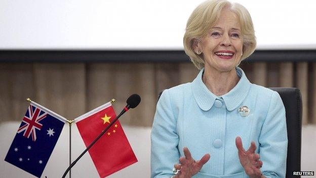 File photo: Australian governor-general Quentin Bryce