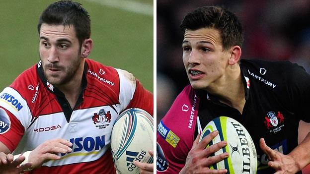 Gloucester duo Matt Cox (left) and Ryan Mills