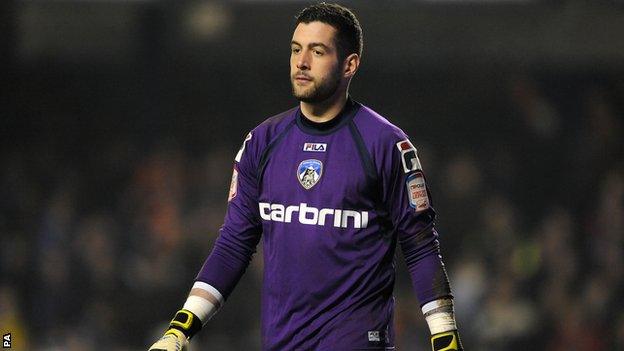 Goalkeeper Dean Bouzanis