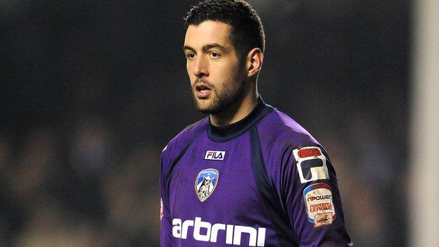 Goalkeeper Dean Bouzanis