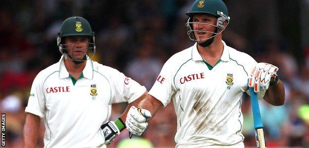 AB de Villiers and Graeme Smith