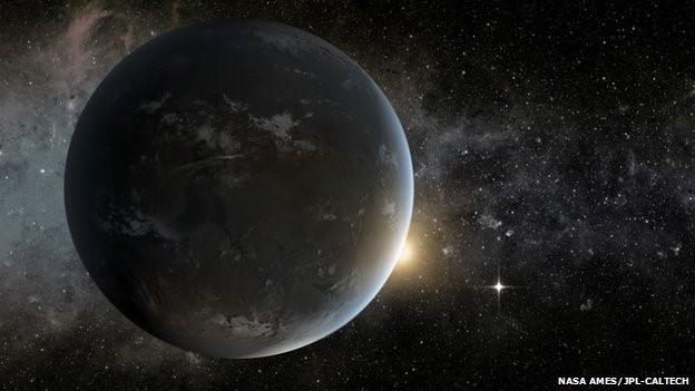 Artist's impression of an exoplanet