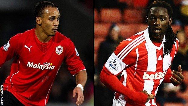 Peter Odemwingie has joined Stoke in a swap deal that has seen Potters striker Kenwyne Jones go the other way