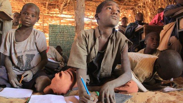 Primary school in Gounaka village, Tessaoua, Niger.