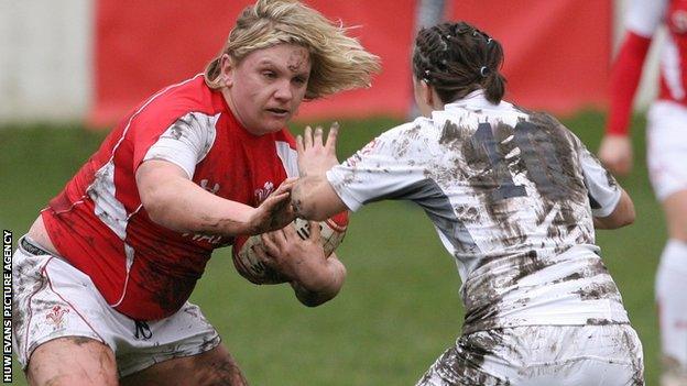 Wales captain Catrin Edwards