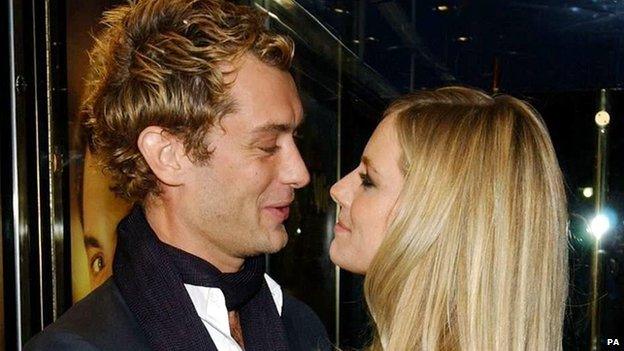 Jude Law and Sienna Miller in 2004