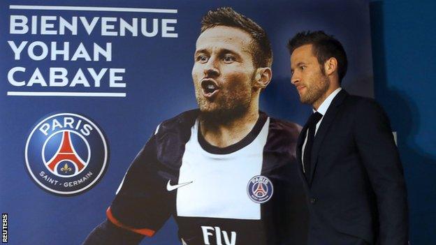 Yohan Cabaye Paris St-Germain