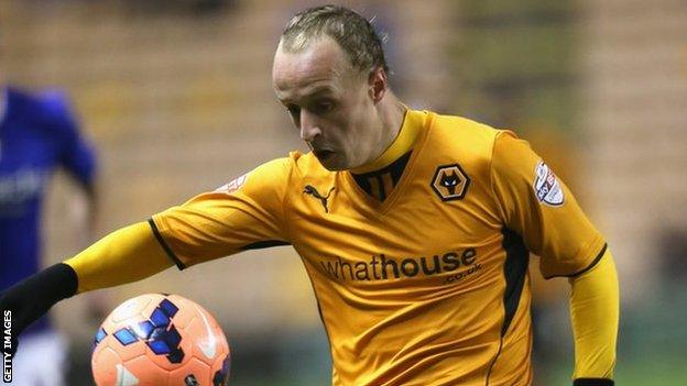 Wolves striker Leigh Griffiths