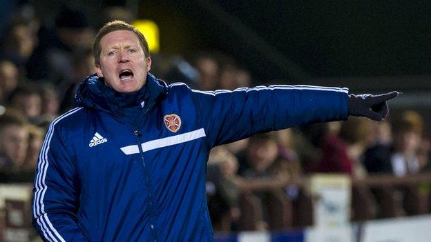 Gary Locke felt the backing from the Tynecastle stands helped away the result Hearts way.