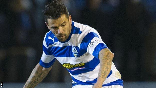 Nacho Novo in action for Morton