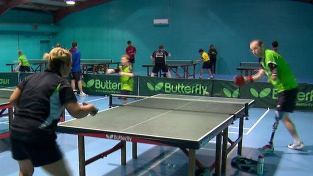 Table tennis at Drumchapel