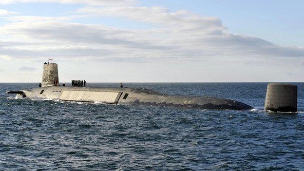 A Trident submarine