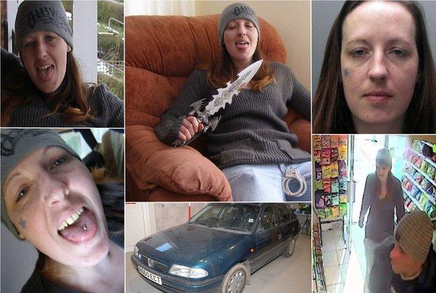 montage of Joanna Dennehy