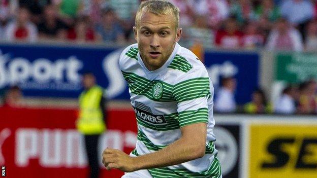 Celtic midfielder Dylan McGeouch