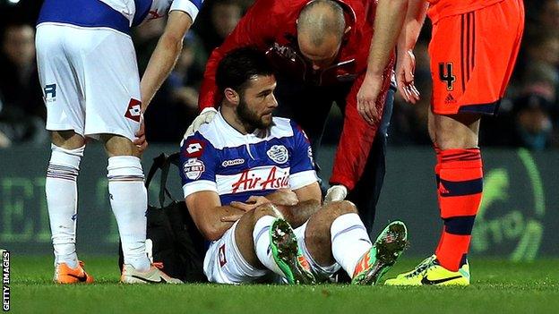 Charlie Austin suffered his shoulder injury in his side's 2-1 defeat of Bolton