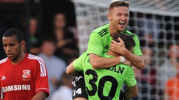 Matty Taylor scores for Forest Green