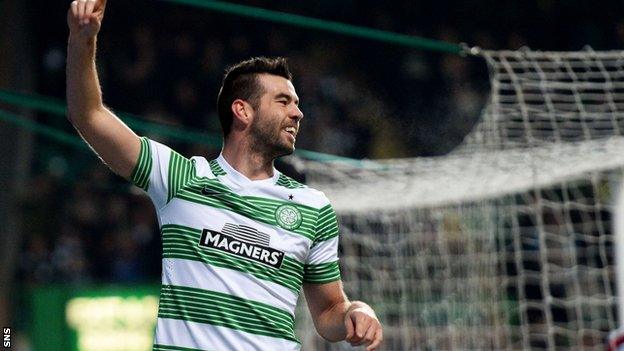 Celtic midfielder Joe Ledley