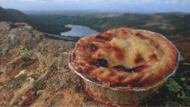 Stuart Hyde tweeted this photograph of a pie