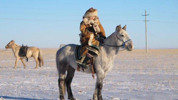 Mongolians celebrate traditions at nadaams or traditional games