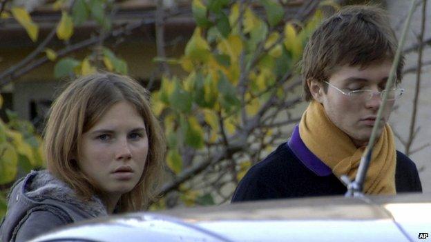 Amanda Knox and Raffaele Sollecito