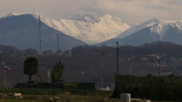 Air defence system in Sochi