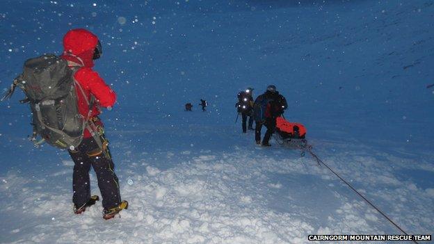 Rescue in Cairngorms